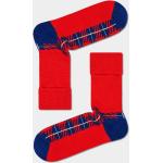 Przecenione Czerwone Skarpetki męskie bawełniane marki Happy Socks w rozmiarze 39 