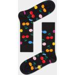 Przecenione Wielokolorowe Skarpetki męskie z motywem wiśni bawełniane marki Happy Socks w rozmiarze 39 