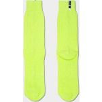 Przecenione Neonowe żółte Skarpetki męskie poliamidowe marki Happy Socks w rozmiarze 39 