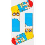 Przecenione Wielokolorowe Skarpetki męskie bawełniane marki Happy Socks w rozmiarze 39 The Beatles 