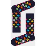 Przecenione Granatowe Skarpetki męskie bawełniane marki Happy Socks w rozmiarze 41 