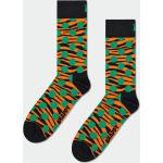 Czarne Skarpetki męskie z motywem tygrysów bawełniane marki Happy Socks w rozmiarze 39 