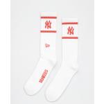 Białe Skarpetki męskie bawełniane marki New Era MLB w rozmiarze L New York Yankees 