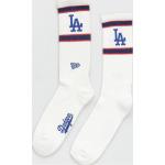 Białe Skarpetki męskie marki New Era MLB w rozmiarze L LA Dodgers 