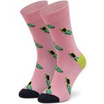 Różowe Skarpetki damskie marki Happy Socks 