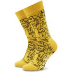 Żółte Skarpetki damskie marki Happy Socks The Beatles 