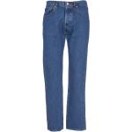 Niebieskie Proste jeansy męskie dżinsowe marki LEVI´S 501 