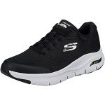 Czarne Sneakersy męskie do prania w pralce marki Skechers Arch Fit w rozmiarze 45,5 