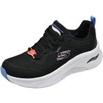 Czarne Sneakersy sznurowane damskie sportowe marki Skechers w rozmiarze 38 
