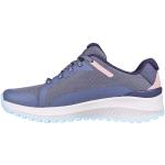 Niebieskie Buty trekkingowe niskie damskie wodoodporne sportowe marki Skechers w rozmiarze 37 