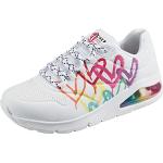 Białe Sneakersy na koturnie damskie sportowe marki Skechers Uno 2 w rozmiarze 37 