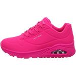 Różowe Sneakersy sznurowane damskie sportowe marki Skechers Uno w rozmiarze 36 