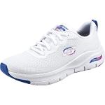 Białe Buty sportowe damskie do prania w pralce sportowe marki Skechers Arch Fit w rozmiarze 41 