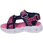 Różowe Sandały dla dziewczynek na lato marki Skechers w rozmiarze 34 