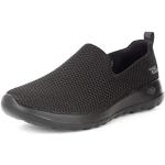 Czarne Wysokie sneakersy damskie amortyzujące z tkaniny marki Skechers Go Walk 5 w rozmiarze 36,5 