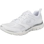Białe Sneakersy skórzane damskie marki Skechers Flex Appeal 4.0 w rozmiarze 38 