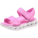 Różowe Sandały dla dziewczynek na lato marki Skechers w rozmiarze 35 