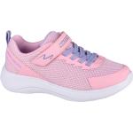 Różowe Sneakersy sznurowane damskie sportowe z tkaniny marki Skechers 