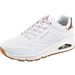 Białe Sneakersy damskie na zimę marki Skechers Uno w rozmiarze 35 