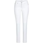Białe Jeansy rurki damskie Skinny fit dżinsowe marki CAMBIO 