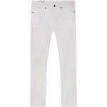 Białe Jeansy rurki męskie Skinny fit dżinsowe marki DONDUP 