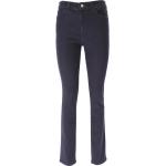 Niebieskie Jeansy rurki damskie Skinny fit dżinsowe marki Emporio Armani 