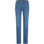 Niebieskie Elastyczne jeansy damskie Skinny fit dżinsowe o szerokości 27 marki LEE 