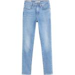 Niebieskie Jeansy rurki damskie Skinny fit dżinsowe o szerokości 27 o długości 30 marki LEVI´S w rozmiarze XXS 