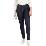 Granatowe Jeansy rurki damskie Skinny fit dżinsowe marki MAC w rozmiarze L 