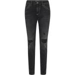 Czarne Jeansy rurki damskie z ćwiekami dżinsowe marki MOS MOSH 