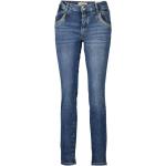 Niebieskie Jeansy rurki Skinny fit dżinsowe marki MOS MOSH 