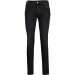 Czarne Jeansy rurki męskie dżinsowe o szerokości 34 o długości 34 marki Replay 