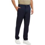 Niebieskie Spodnie typu chinos męskie do prania w pralce Skinny fit dżinsowe marki Guess 
