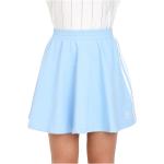 Niebieskie Krótkie spódnice damskie w stylu retro na wiosnę marki adidas w rozmiarze L 
