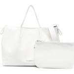 Białe Duże torebki damskie ze skóry marki FABIANA FILIPPI 