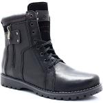 Czarne Wysokie buty męskie ze skóry na jesień marki Kent w rozmiarze 40 