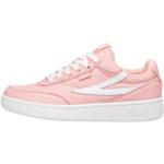 Różowe Sneakersy skórzane damskie marki Fila w rozmiarze 40 