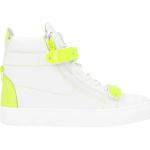 Białe Sneakersy na rzepy męskie - rodzaj noska: Okrągły marki GIUSEPPE ZANOTTI w rozmiarze 42,5 