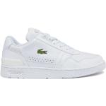 Białe Sneakersy skórzane męskie eleganckie marki Lacoste w rozmiarze 40,5 