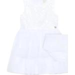 Białe Sukienki dziecięce bez rękawków dla dziewczynek marki Guess 