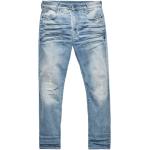 Niebieskie Proste jeansy męskie dżinsowe o szerokości 34 o długości 34 marki G-Star 