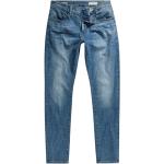 Niebieskie Proste jeansy męskie Skinny fit dżinsowe o szerokości 28 o długości 30 marki G-Star 