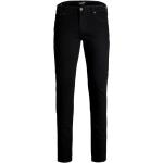Czarne Jeansy rurki męskie dżinsowe o szerokości 33 o długości 32 marki Jack & Jones 