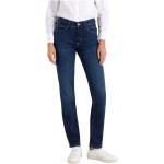 Niebieskie Jeansy rurki dżinsowe marki MAC w rozmiarze XL 