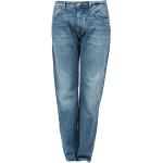 Niebieskie Proste jeansy męskie luźne dżinsowe marki Pepe Jeans 