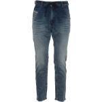 Niebieskie Jeansy rurki męskie dżinsowe marki Diesel w rozmiarze L 