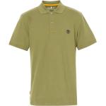Zielone Koszulki polo męskie z krótkimi rękawami marki Timberland w rozmiarze XL 