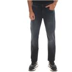 Niebieskie Elastyczne jeansy męskie rurki dżinsowe marki HUGO BOSS BOSS 