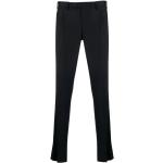 Czarne Eleganckie spodnie męskie marki LARDINI w rozmiarze XL 