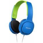 Niebieskie Słuchawki nauszne marki Philips 